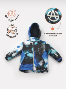 Куртка ДЭЛИ TF100 гр., Blue Smears