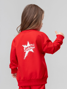 Костюм, красный (белый)