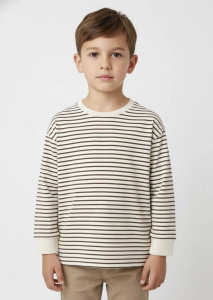 Лонгслив Bonjour, полоска