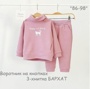 Комплект Джемпер+Брюки, разноцветный(лиловый)