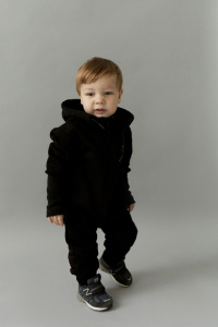 Justborn Утепленный комбинезон, BLACK