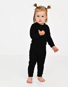 Штанишки "Леопард" (лапша), черный