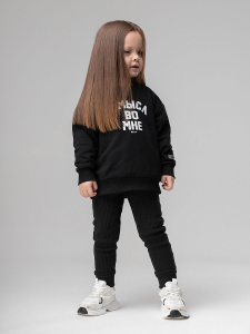 Леггинсы, черный