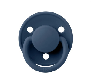 Пустышка силиконовая BIBS De Lux - Steel Blue