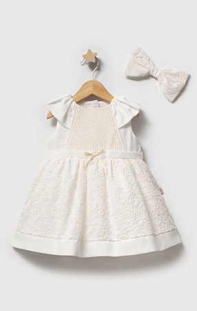 Платье, молочный