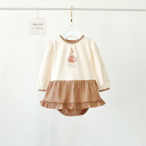 Боди-платье, SoftTouch разноцветный