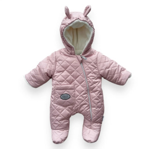 ТОТО комбинезон демисезонный стеганный, розовый