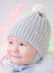 ШАПКА "Зая", св.серый