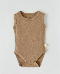 Боди  "Ажурный", бежевый
