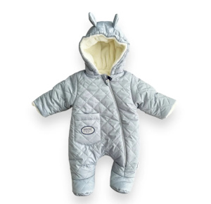 ТОТО комбинезон демисезонный стеганный, светло-серый