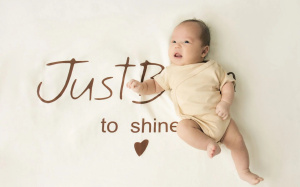 Justborn to shine Пеленка, бежевый