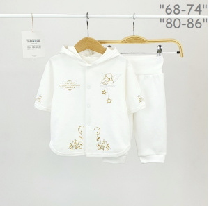 Комплект Рубашечка + Штанишки, молочный