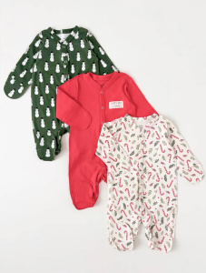 Слип "Every day" Снеговик, бежевый