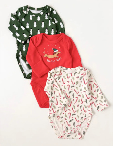 Боди "Снеговик", бежевый