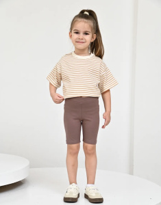 Велосипедки "МИКС", коричневый