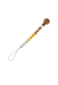 Держатель для пустышки силиконовый BUBA KIDS, Mary, Лимонный сорбет