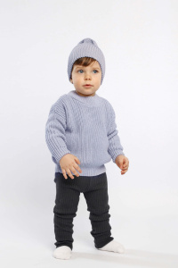 Джемпер вязаный oversize classic, лаванда