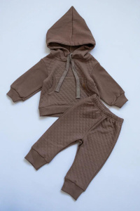 Костюм спортивный, Капитоний"Babyedel", кофе