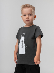 Футболка, темно-серый