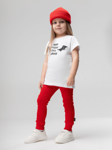 Леггинсы, красный