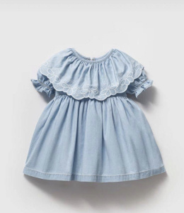 Платье, джинс