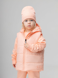 Жилет , персиковый