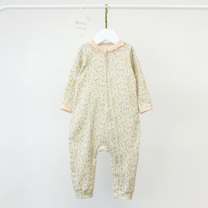 Комбинезон, тофу/цветочки бисер