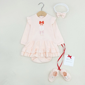 Комплект 3 предмета, пудровый