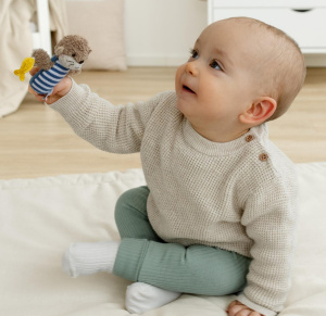 Погремушка-мини Выдра Тео