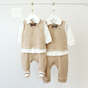 Комбинезон, бежевый