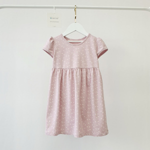 Платье, лиловый/ромашки