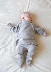 Флисовый костюм "Cute", серый