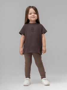 Леггинсы, коричневый