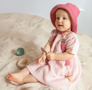 Держатель из крапивы рами BUBA KIDS, Малина со сливками