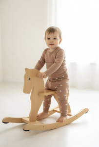 Лосины, бежевый, сердечки