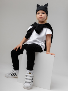 Леггинсы, черный