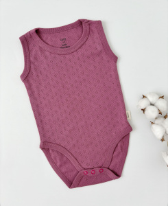 Боди "Ажурный", бордовый