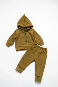 Костюм спортивный футер, хаки