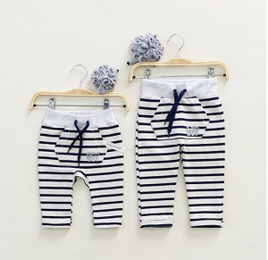 Брюки, полоска/меланж