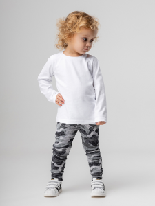 Леггинсы, светло-серый камуфляж