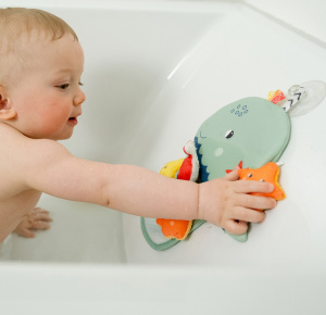 Игрушка для ванны с присоской и сеткой Кит
