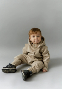 Justborn Утепленный комбинезон, STONE