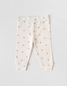 Штанишки  "Бантики", молочный