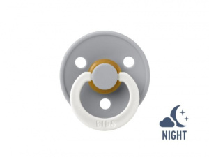 Пустышка латексная ночная BIBS Colour Glow - Cloud