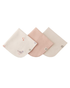 Платочки фланелевые BUBA KIDS, Песня Севера/ пудра/ сливочный