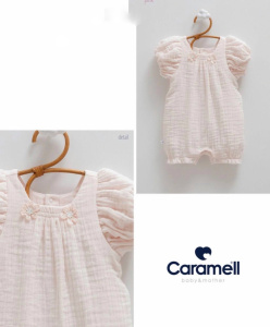 Комбинезон, муслин, розовый