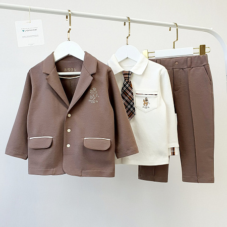 Комплект Пиджак+Брюки, мокко