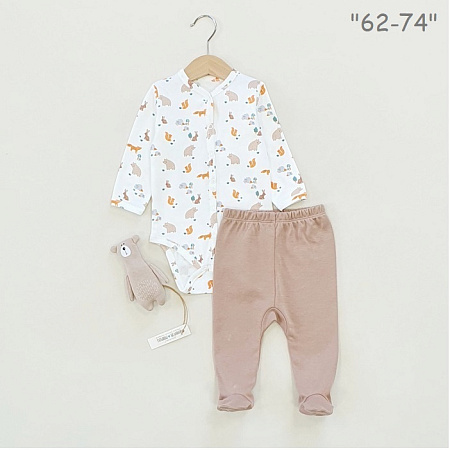 Ползунки, разноцветный(бежевый)