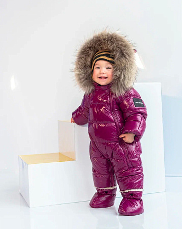 Комбинезон-трансформер Олли, сливовый