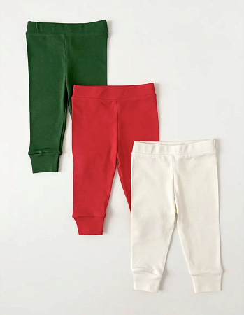 Штанишки "Снеговик", бежевый